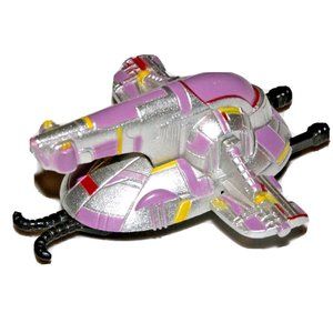 STAR WARS BOBA FETT SLAVE 1 vehicle - purple / silver